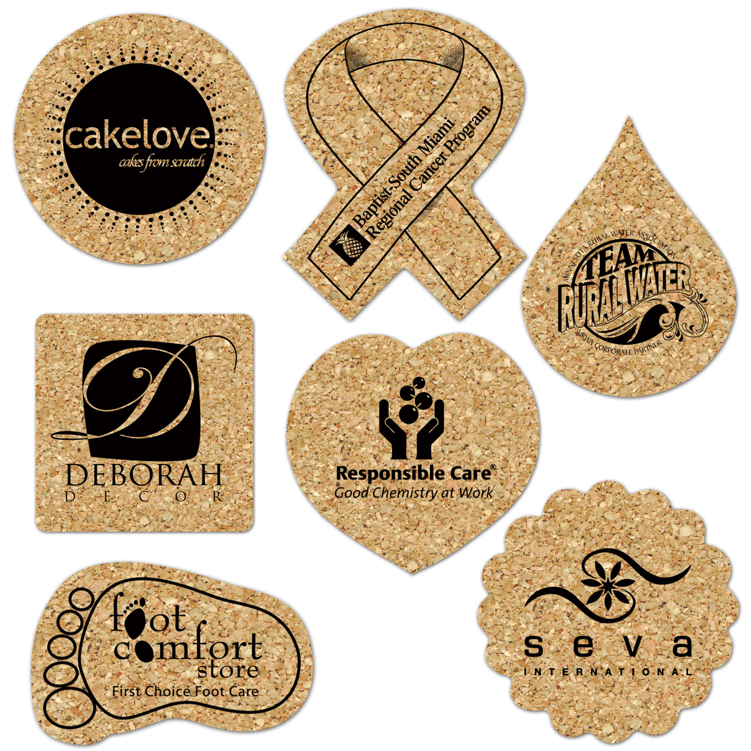 Reclaimed 100 Cork Coasters 4